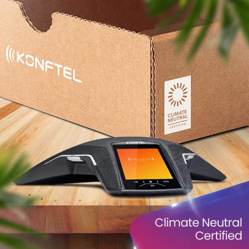 Global Teck Worldwide Konftel 800 Hybrid IP Conference Phone Bundle with Microfiber Cloth
