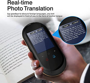 UsmAsk Smart Voice Translator - Translate 106 Languages - Offline & Photo Translation - 2.4 Inch Touch Screen - Travel Essential Gift