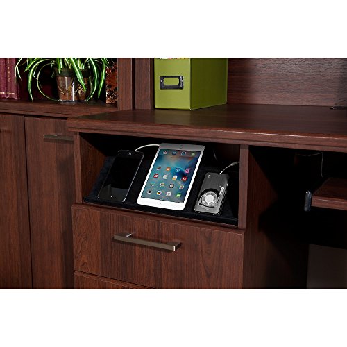 Achieve L Shaped Desk with Printer Stand File Cabinet
