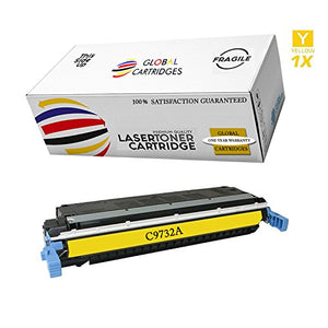 Global Cartridges Premium Quality Remanufactured Replacement for HP 645A / HP 5500 Toner Cartridge Set C9730A C9731A C9732A C9733A (Black, Cyan, Yellow, Magenta)