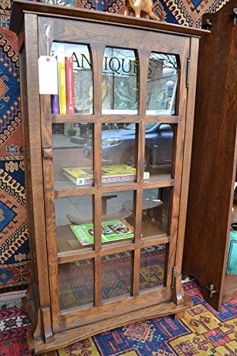 Crafters & Weavers Mission Oak Bookcase with Shelves