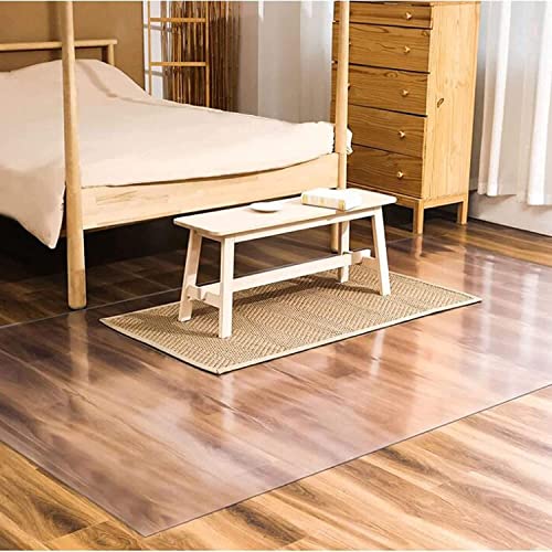HAIZON Hard-Floor Chair Mat PVC Clear Non-Slip Protector for Hard Floor - Multiple Sizes