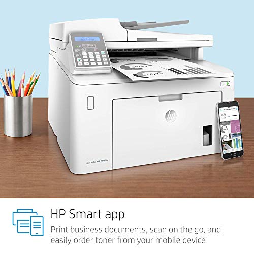 HP Laserjet Pro M148fdw All-in-One Wireless Monochrome Laser Printer, Fax, Mobile & Auto Two-Sided Printing, Works with Alexa (4PA42A)