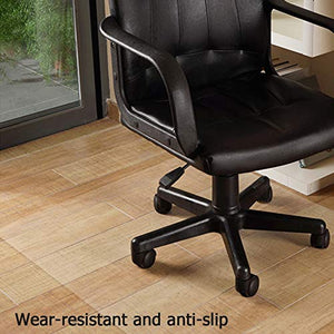 CHHD Transparent PVC Office Chair Mat for Hard Floors - Heat Resistant, Wash-Free Tablecloth - 4 Thickness Options