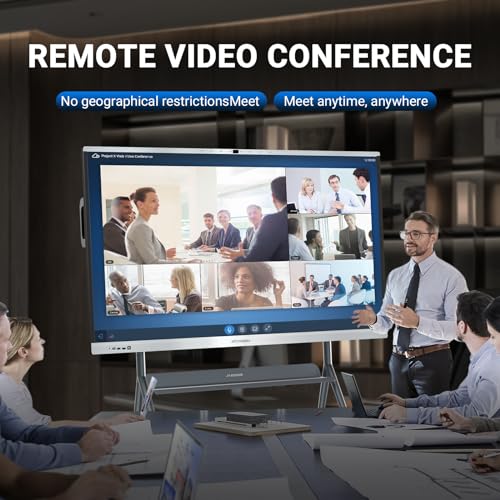 JYXOIHUB 65" Smart Board with 4K Display, Dual System, and 20MP Camera