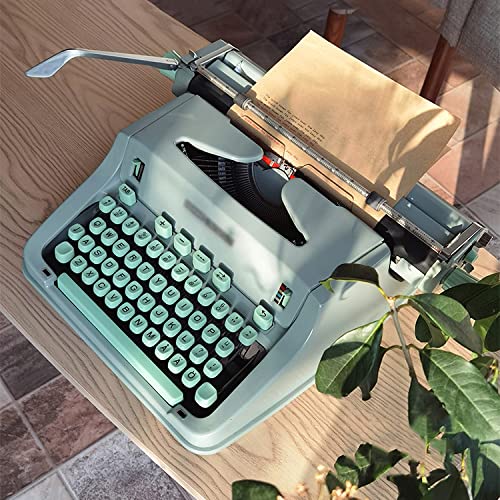 Amdsoc Antique Mechanical Typewriter with Ribbon - Rare Old-Fashioned Collectible Gift