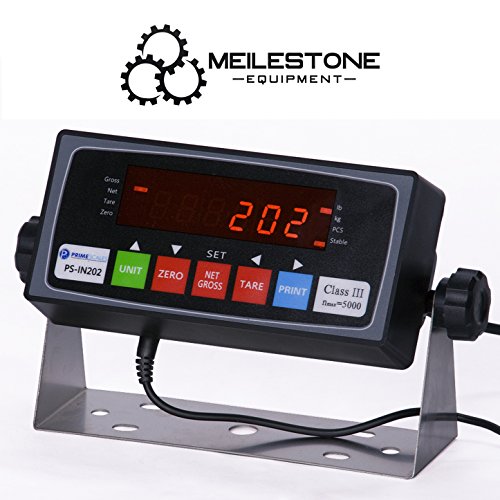 Prime Scales Heavy Duty 48"x48" Floor Scale | Pallet Scale with Premium Indicator, Calibration Certification and Weighing Software - Big Data Scale