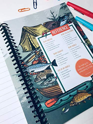Well Planned Day, Student Planner Camping Camo, July 2019 - June 2020