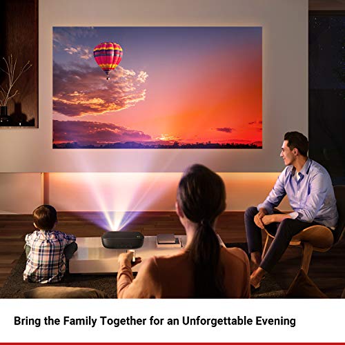 Nebula by Anker Prizm II Native Full HD 1080p 200 ANSI lm LED Multimedia Projector, Dual Bass Speakers, Horizontal & Vertical Keystoning, FireTV, PS4, HDMI, VGA, AV, & USB for Films, Games, & More