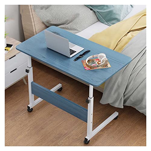 JKXWX Mobile Table Laptop Cart Rolling Desk Portable Caster Cart Blue