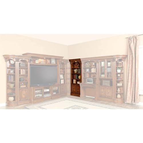 Parker House Huntington 32" Traditional Wood Open Top Bookcase in Brown