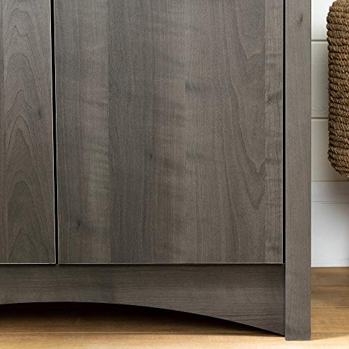 South Shore Gascony Printer Cabinet-Gray Maple