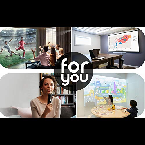 VIVIBRIGHT f30 1080P Projector, 1920x1080 Native Pixels, Consumer Class Video Entertainment Full HD Projector, 4200 White Light LED Brightness, SPDIF Interface with HiFi Sound Quality