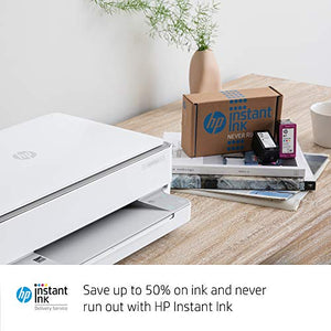 HP ENVY 6055 Wireless All-in-One Printer, Mobile Print, Scan & Copy, Works with Alexa (5SE16A)