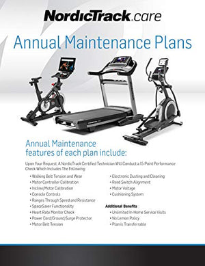 NordicTrack Care 3-Year Annual Maintenance Plan for Fitness Equipment $1500 to $2999