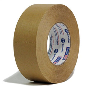 Intertape 534 'Industry Standard' Moisture-Resistant Medium-Grade Flatback Paper Masking Tape - 2 Inch X 60 Yards - 24 Rolls per Order