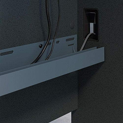 Bush Business Furniture Series A 60W Desk with 27W Corner Connector in Hansen Cherry