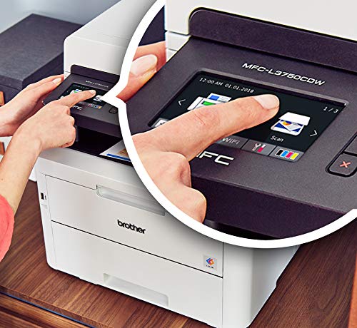 Brother MFC-L3750CDW Digital Color All-in-One Printer, Laser Printer Quality, Wireless Printing, Duplex Printing, Amazon Dash Replenishment Enabled