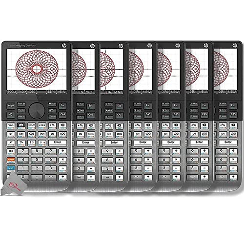 Teds Electronics Prime Handheld Graphing Calculator, Black, Model 2AP18AA#ABA - Pack of 7