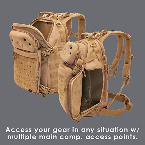 HAZARD 4 Drawbridge: Gear-Retention Modular Daypack - Coyote