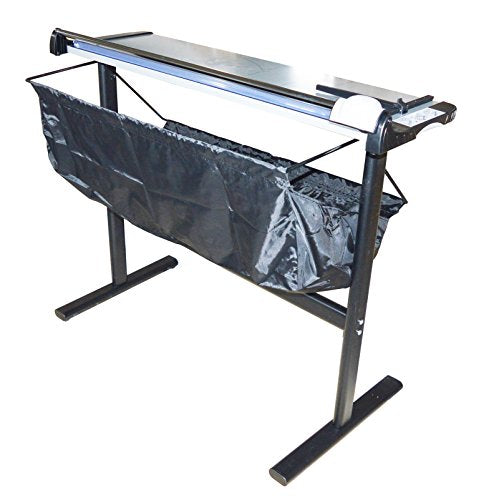 INTBUYING 51" 1300mm Aluminum Alloy Rotary Large Format Paper Trimmer Cutter with Support Stand