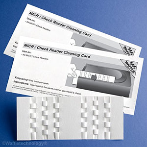 Waffletechnology MICR/Check Reader Cleaning Cards (660)