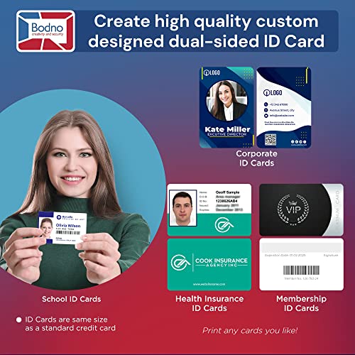 Bodno Magicard D Dual Sided ID Card Printer & Supplies Package - Bronze Edition