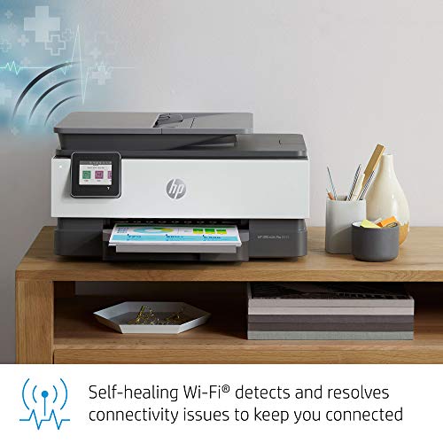 HP OfficeJet Pro 8035 All-in-One Wireless Printer - Includes 8 Months of Ink Delivered to Your Door, Smart Home Office Productivity - Basalt (5LJ23A)