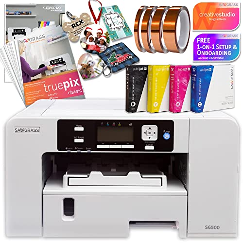 Sawgrass UHD Virtuoso SG500 Sublimation Color Printer Starter Bundle