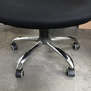 IkiCk 2" Office Chair Caster Wheel for Hardwood Floor Furniture - Swivel Rubber Castor - Standard Stem Size 11x21mm