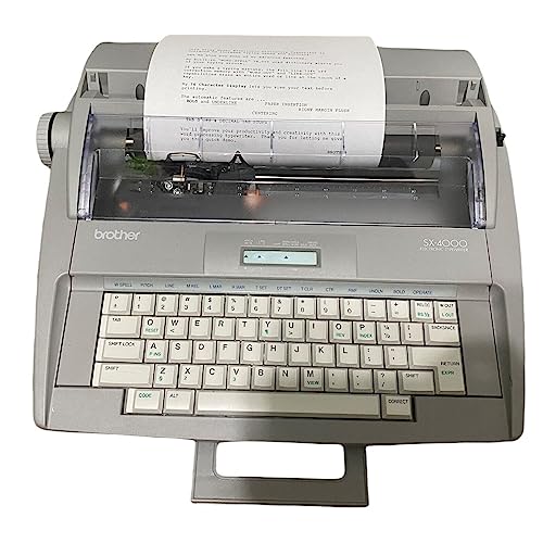 Brother SX-4000 LCD Display Typewriter (Renewed)