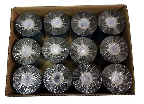 Beyond Barcode Thermal Transfer Ribbon TTR Premium Wax Ribbon Compatible for Zebra Printer 4.33"X 1476' (110mm X 450m) (48 Rolls)