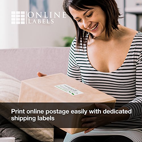 4 x 3.33 Rectangle Shipping Labels - Permanent, White Matte - Wine, Pallet Labels - 6-Up - Pack of 30,000 Labels, 5,000 Sheets - Inkjet/Laser Printers - Online Labels