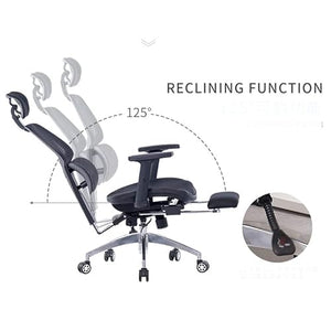 BALAMI Ergonomic Reclining Office Chair with Swivel Mesh - Family Computer Chair