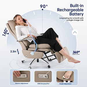 EMIAH Ergonomic Executive Office Chair with Footrest and Lumbar Support