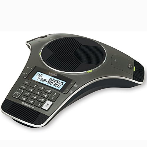 VTech VCS702 ErisStation DECT 6.0 Conference Phone with Two Wireless Mics using Orbitlink Wireless Technology