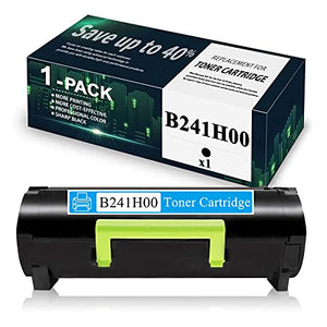 1 Pack High Yield Compatible B2442 B241H00 Remanufactured Toner Cartridge Replacement for Lexmark B2442dw B2546dw B2650dn MB2442adwe MB2546adwe MB2650ade MB2650adwe Printer Toner Cartridge (Black).