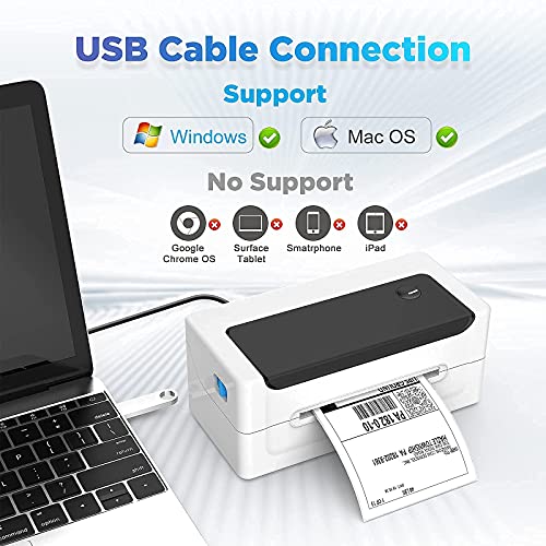 NADMAOO Bur3400 Thermal Label Printer and BUR3071 Wireless Barcode Scanner