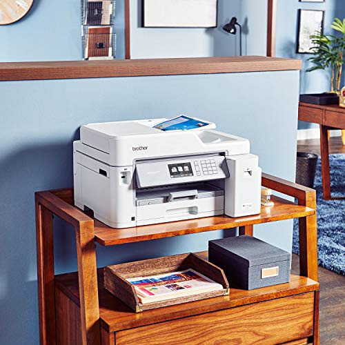 Brother Inkjet Printer, MFC-J5845DW, INKvestment Color Inkjet All-in-One Printer with Wireless, Duplex Printing and Up to 1-Year of Ink In-box, Amazon Dash Replenishment Enabled