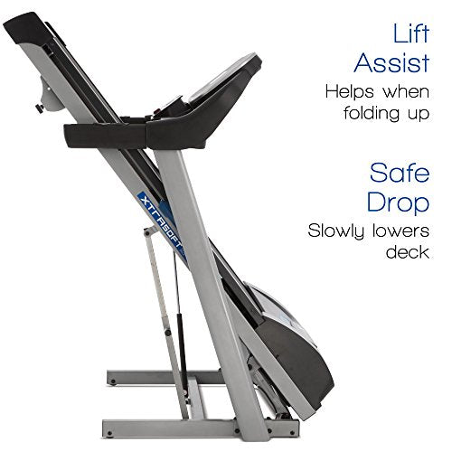 XTERRA Fitness TRX2500 Folding Treadmill, Black