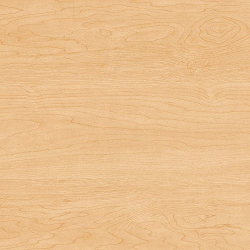Move 80 Series by Bush Business Furniture 60W x 30D Height Adjustable Standing Desk in Natural Maple with Cool Gray Metallic Base