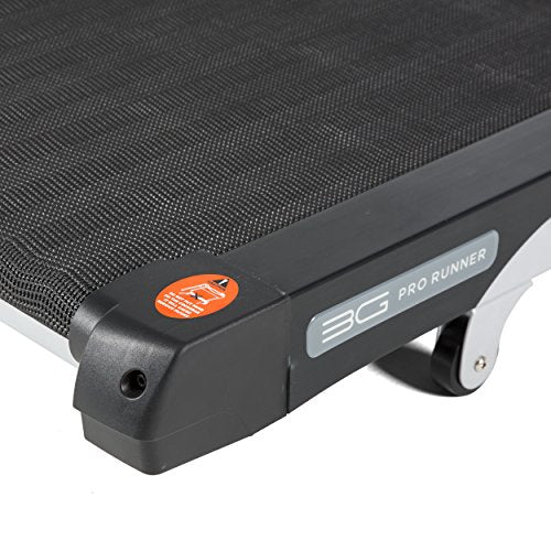 3G Cardio Pro Runner Treadmill, Silver, Pro-Foldable