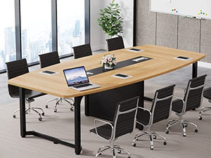 Tribesigns 8FT Conference Table, Large Modern Rectangular Meeting Table