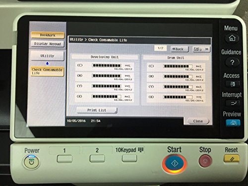 Konica Minolta Bizhub C224 Copier Printer Scanner Finisher Low 89k w/ 7k Color