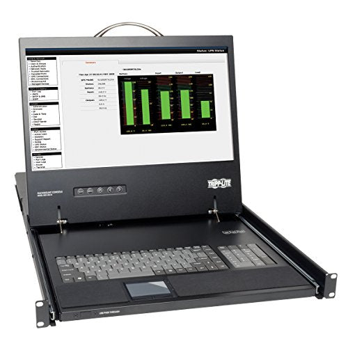 Tripp Lite B021-000-19  KVM Rack Console 1U Rackmount w 19" LCD Display