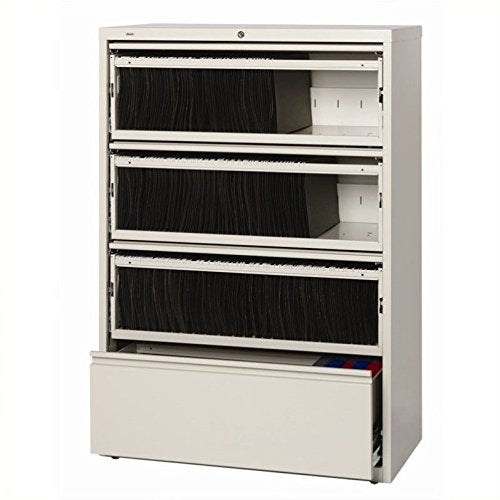 Scranton & Co 4 Drawer Lateral File Cabinet File in Putty