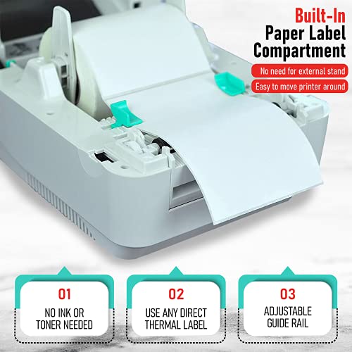 Arkscan 2054A-LAN Ethernet Network Shipping Label Printer 4x6 Direct Thermal