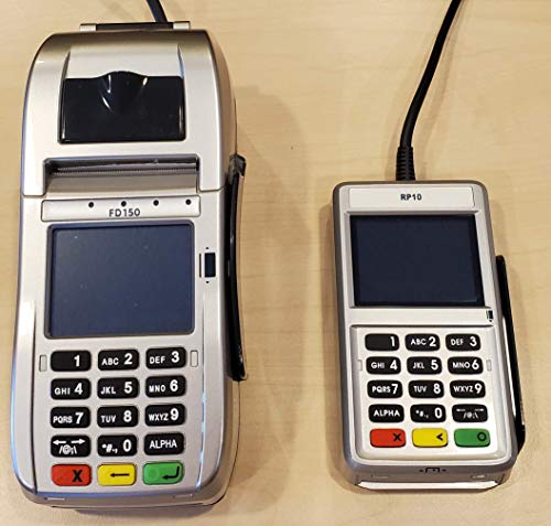 ADnet First Data FD150 EMV Credit Card Terminal and RP10 PIN Pad Bundle with Carlton 500 Encryption