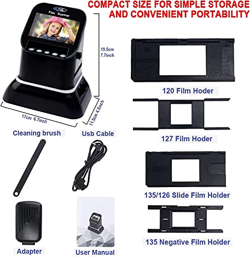 MYDLO 22 MP All-in-1 Film and Slide Scanner, 120 High Resolution Digital Photo Converter