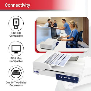 Xerox XD-COMBO Duplex Combo Flatbed Document Scanner for PC and Mac